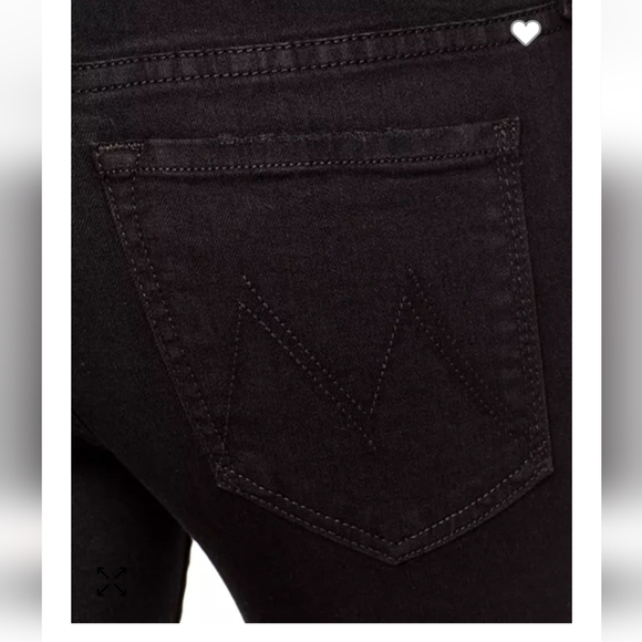 MOTHER Looker Ankle Fray Jeans in Guilty as Sin sz 24 - Picture 2 of 15
